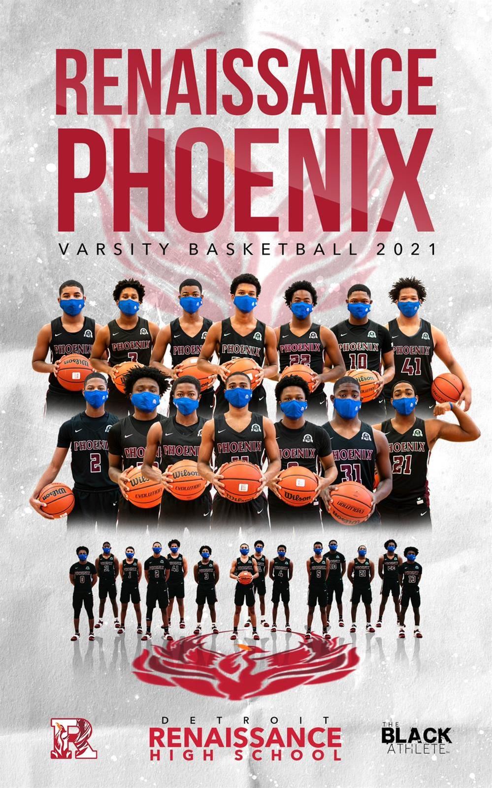 RHS Boy's Basketball Team 2021